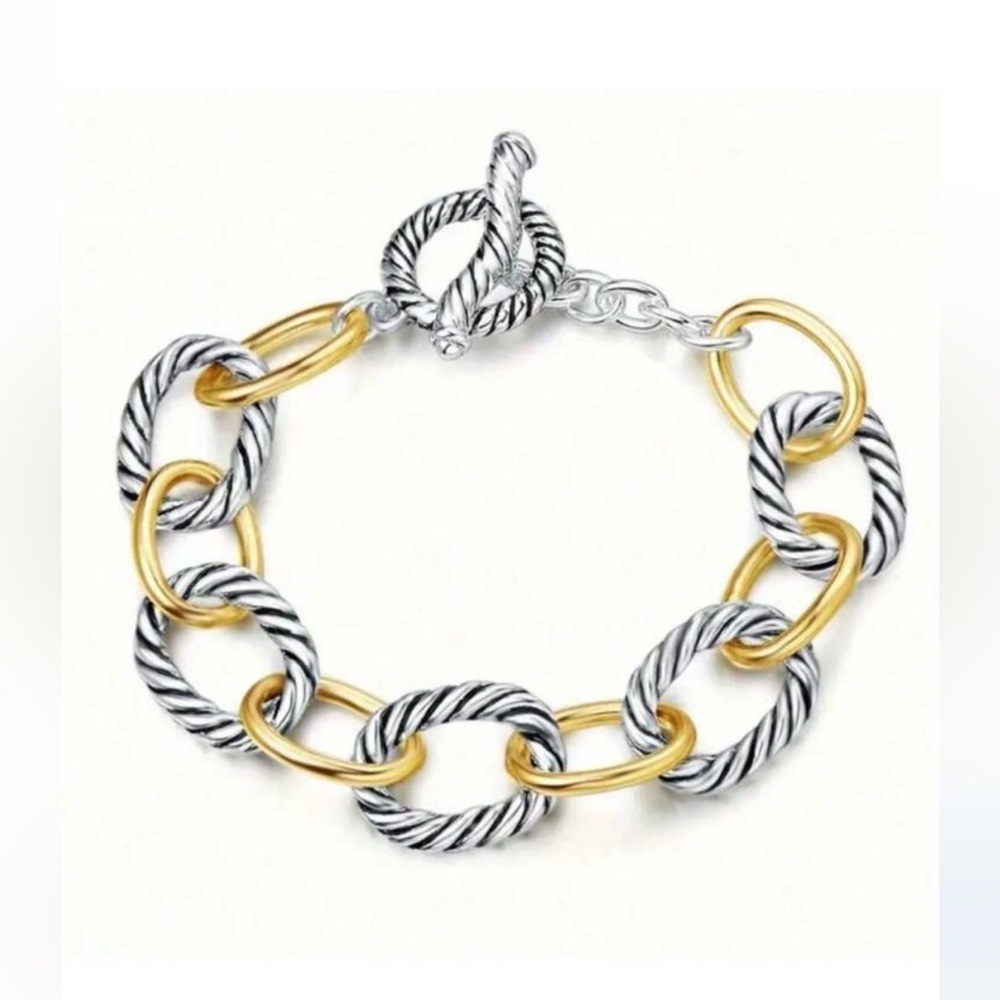 Wire Rope Braided Charm Bracelet